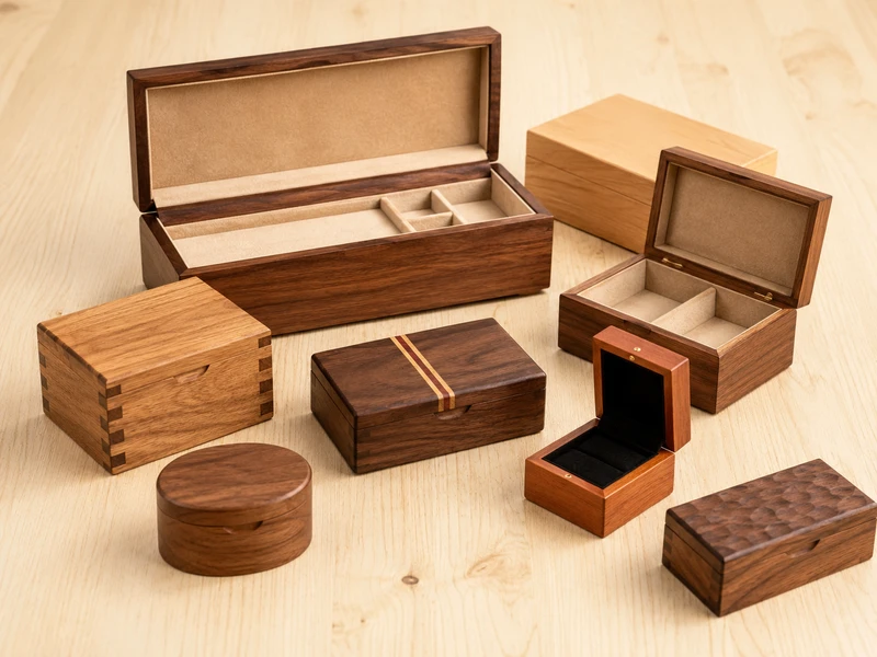 Custom wooden jewelry and gift boxes — OEM wooden box manufacturer